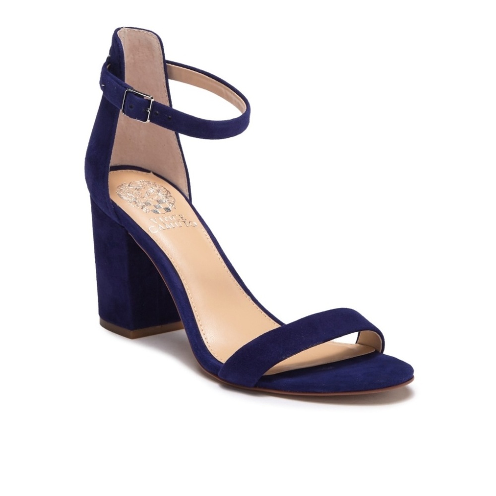 VINCE CAMUTO Beah New Navy Ankle Strap Sandal